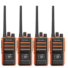 Load image into Gallery viewer, 4x TECHOMAN 5 Watt High Power TM905PRO UHF PRS / Commercial Radio Walkie Talkies - Orange
