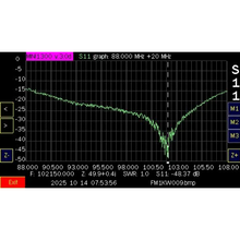 Load image into Gallery viewer, TECHOMAN FM Broadcast Antenna / Aerial 88 to 108 MHz - 2.15dBi Gain 1000 watts
