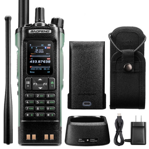 BAOFENG DM-32 DMR/Analog HAM Dual Band High Power Handheld Transceiver with GPS/APRS and USB-C Charging Cradle Amateur Radio Transceivers BAOFENG