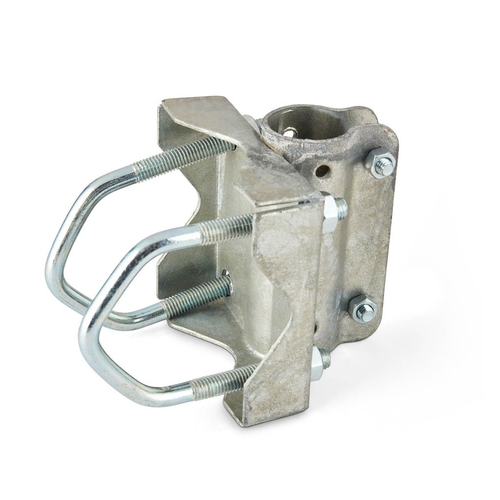 TECHOMAN Metal Bracket Antenna / Aerial Pole To Pole Clamp Vertical To Horizontal (2 Bolt) Antenna Mounts & Brackets TECHOMAN   