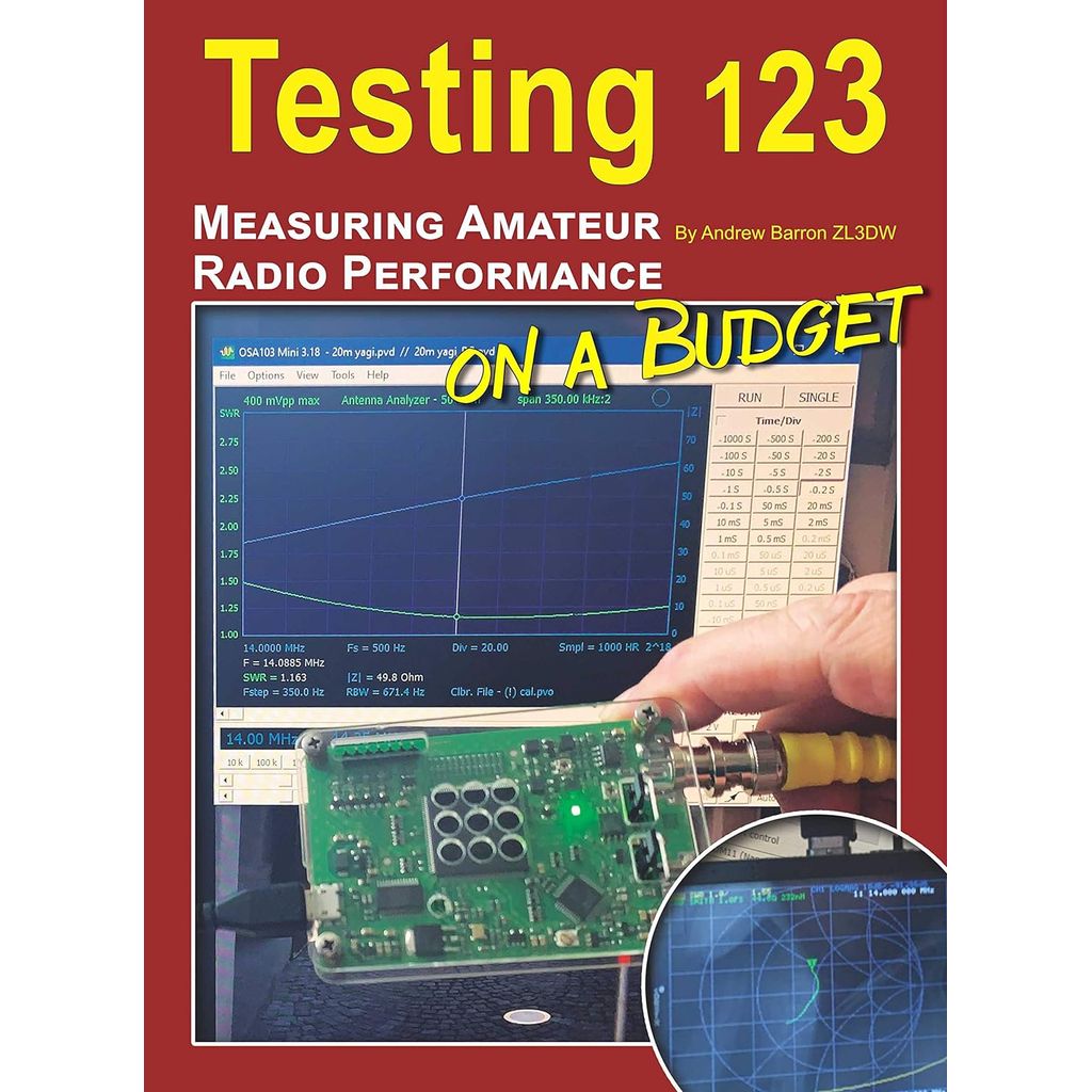 Testing 123 Measuring Amateur Radio Performance On A Budget Book Radio Books ANDREW BARRON   