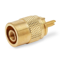 Load image into Gallery viewer, PL259 Male Gold Plated Solder Plug RF Connector for RG-58 RF Connectors TECHOMAN   
