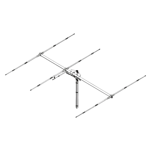 SIRIO SY-3 3 Element Directional 26.5 to 30 MHz Tunable Horizontal Yagi 10.65 dBi Gain Scanner / Aerial Antenna Base Station SIRIO