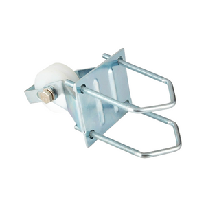 TECHOMAN Heavy Duty Antenna / Aerial Pulley Wheel Complete with V Bolts Antenna Mounts & Brackets TECHOMAN
