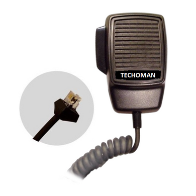 TECHOMAN Dynamic Microphone for TAIT 2000 Series 6 Pin Two Way Radios Communication Radio Parts TECHOMAN