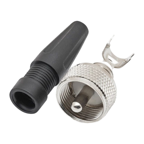 TECHOMAN PL259 Solderless Premium Plug For RG58 RF Connectors TECHOMAN