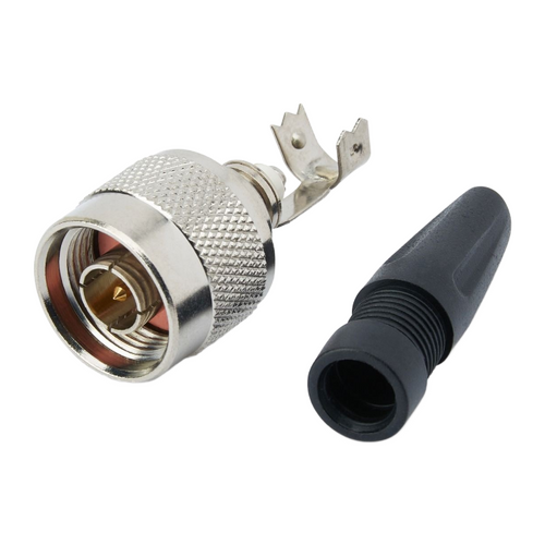 TECHOMAN N-Type Solderless Plug for RG58 RF Connectors TECHOMAN
