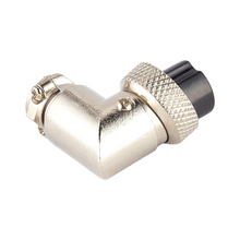 Load image into Gallery viewer, TECHOMAN 4 Pin Right Angle Microphone Plug Communication Radio Accessories TECHOMAN
