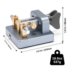 Load image into Gallery viewer, XIEGU VK-6 VK6 Morse CW Paddle Type Key Morse Code Key XIEGU
