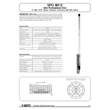 Load image into Gallery viewer, SIRIO SPO-118-2 for VHF Airband / Aircraft Outdoor Scanning Antenna / Aerial Antenna Base Station SIRIO
