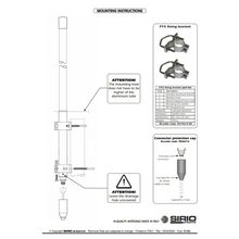 Load image into Gallery viewer, SIRIO SPO-118-2 for VHF Airband / Aircraft Outdoor Scanning Antenna / Aerial Antenna Base Station SIRIO

