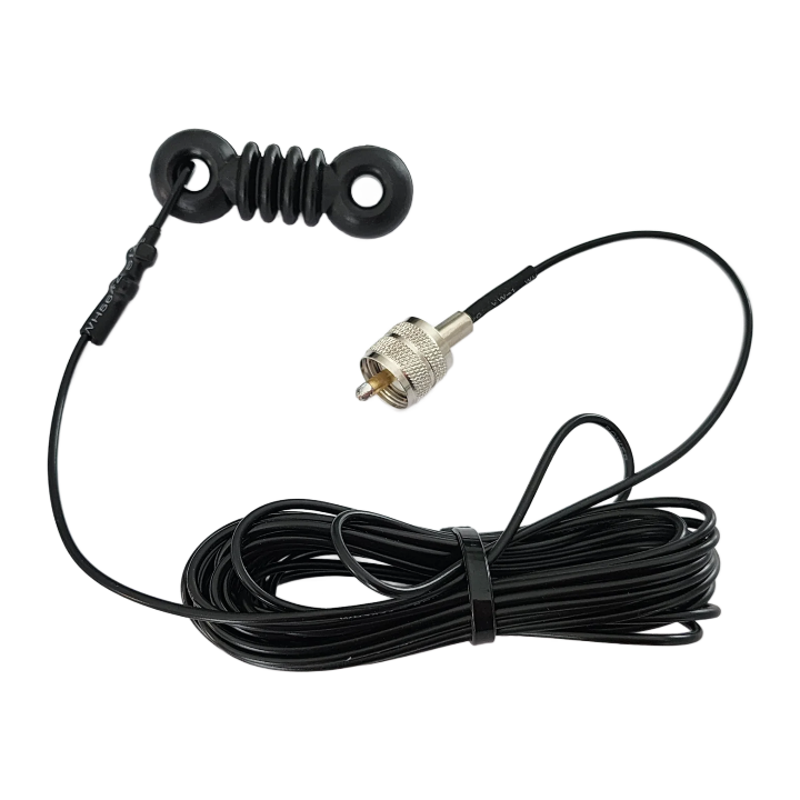 Shortwave Receiver Wire Receive Antenna Aerial Black - Choice of Cable Lengths and Connectors Antenna Base Station TECHOMAN 5 Metres PL259 Plug