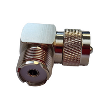 Load image into Gallery viewer, OPEK Premium SO239 Socket To PL259 Plug Right Angle Socket Joiner / Connector / Adaptor RF Adapter OPEK
