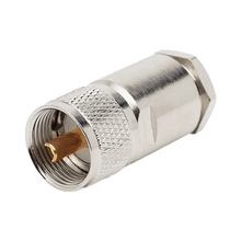 Load image into Gallery viewer, TECHOMAN PL259 Male Clamp Compression Plug for RG-58 RG58 Coaxial Cable RF Connectors TECHOMAN
