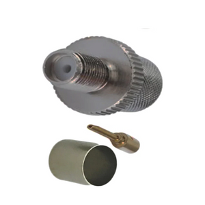 TECHOMAN SMA Female Crimp Plug for RG-8 RG213 LMR400 SLMR400 Coaxial Cable RF Connectors TECHOMAN