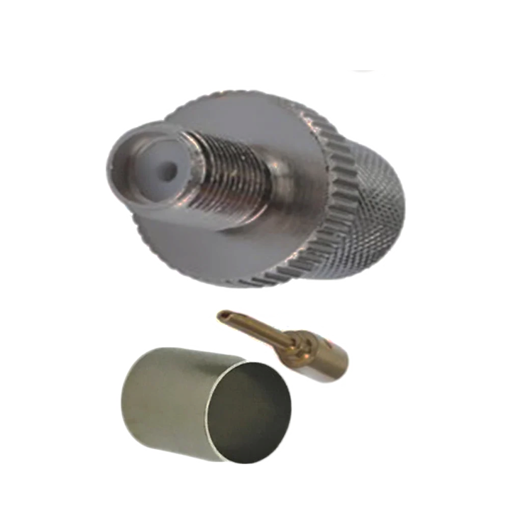 TECHOMAN SMA Female Crimp Plug for RG-8 RG213 LMR400 SLMR400 Coaxial Cable RF Connectors TECHOMAN