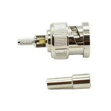 Load image into Gallery viewer, TECHOMAN BNC Crimp Plug RG174 , RG316 , RG-174 , RG-174 Coaxial Cable RF Connectors TECHOMAN
