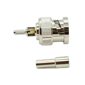 TECHOMAN BNC Crimp Plug RG174 , RG316 , RG-174 , RG-174 Coaxial Cable RF Connectors TECHOMAN