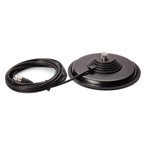 TECHOMAN TURBO-SO170 170mm Delux Magnetic Mount SO239 4 Metres Coaxial Cable to PL259 Mobile Antenna Mounts TECHOMAN