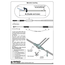 Load image into Gallery viewer, SIRIO SD Dipole 26.5-30 MHz Tuneable CB / HAM Antenna / Aerial
