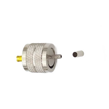 Load image into Gallery viewer, TECHOMAN PL259 Crimp Plug RG174 , RG316 , RG-174 , RG-174 Coaxial Cable RF Connectors TECHOMAN
