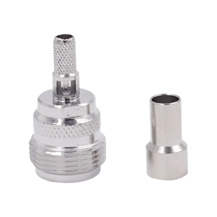 TECHOMAN N-Type Female Inline Socket Crimp for RG58
