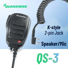 Load image into Gallery viewer, QUANSHENG QS-3 Speaker Microphone for TK-11(8) Communication Radio Accessories QUANSHENG
