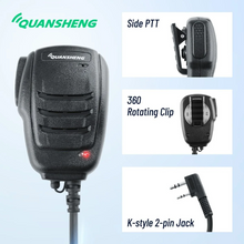 Load image into Gallery viewer, QUANSHENG QS-3 Speaker Microphone for TK-11(8) Communication Radio Accessories QUANSHENG
