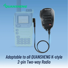 Load image into Gallery viewer, QUANSHENG QS-3 Speaker Microphone for TK-11(8) Communication Radio Accessories QUANSHENG
