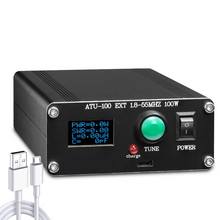 Load image into Gallery viewer, TECHOMAN ATU100 ATU-100 Antenna Tuner With Built in Battery Maximum 100 Watts and USB Charging Antenna Tuner TECHOMAN
