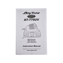 Load image into Gallery viewer, ANYTONE AT-779UV Replacement User Manual
