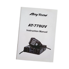 Load image into Gallery viewer, ANYTONE AT-778UV Replacement User Manual
