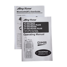 Load image into Gallery viewer, ANYTONE AT-D878UVII Replacement User Manual
