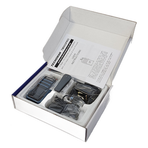 12x TECHOMAN TM905PRO UHF PRS / Commercial Radio Walkie Talkies - Blue with 6-Way Charger UHF PRS Hand Helds TECHOMAN