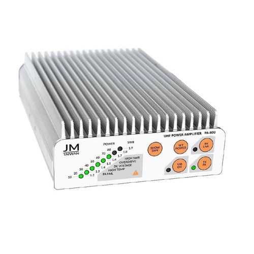 TOPTEK PA-80U UHF 430-470 MHz 80 Watt Power Amplifier RF Linear Amplifier TOPTEK   