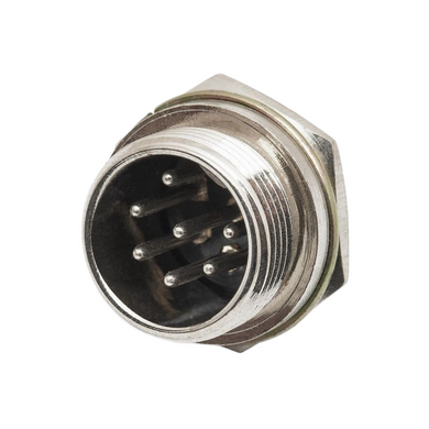 TECHOMAN 7 Pin Microphone Chassis Socket Communication Radio Accessories TECHOMAN