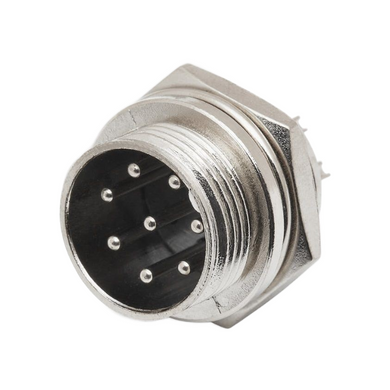 TECHOMAN 8 Pin Microphone Chassis Socket Communication Radio Accessories TECHOMAN
