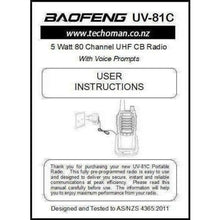 Load image into Gallery viewer, Baofeng UV-81C UHF PRS Radio for Home Package - 10 Metre Cable Baofeng Accessories BAOFENG   
