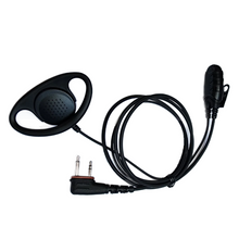 Load image into Gallery viewer, TECHOMAN Earpiece D Type with Lapel Microphone for UNIDEN Walkie Talkies Communication Radio Accessories TECHOMAN
