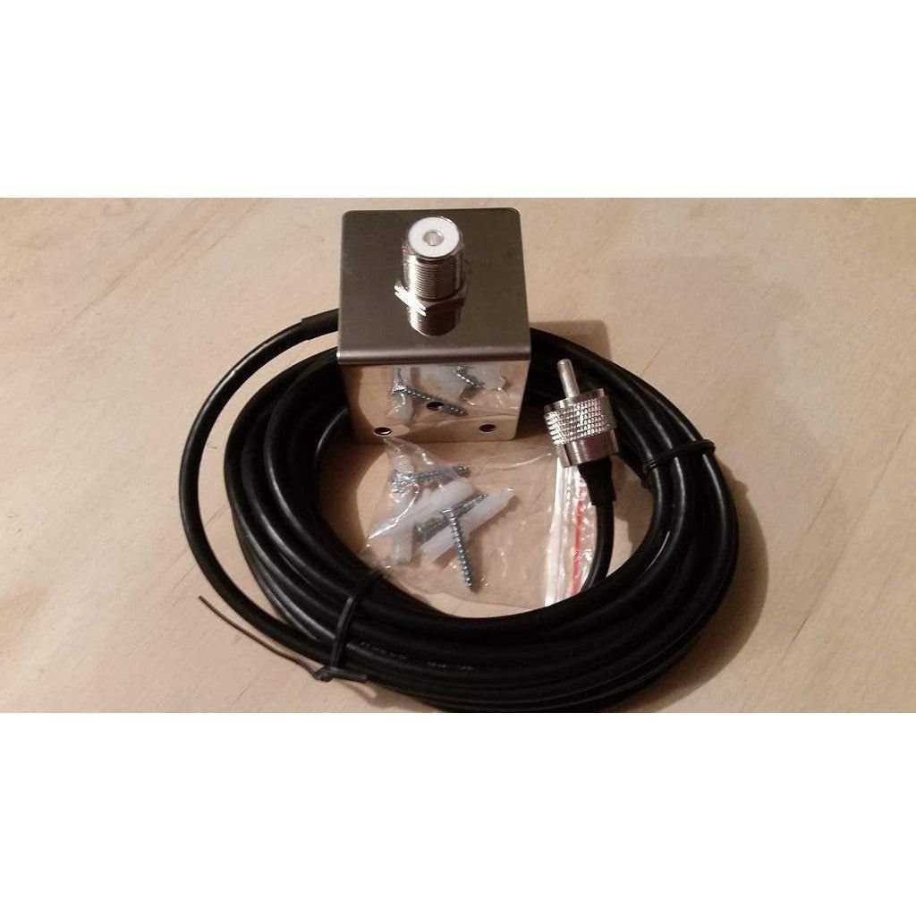 NMO Antenna Mount Extension Cable With L-bracket Mobile Radio