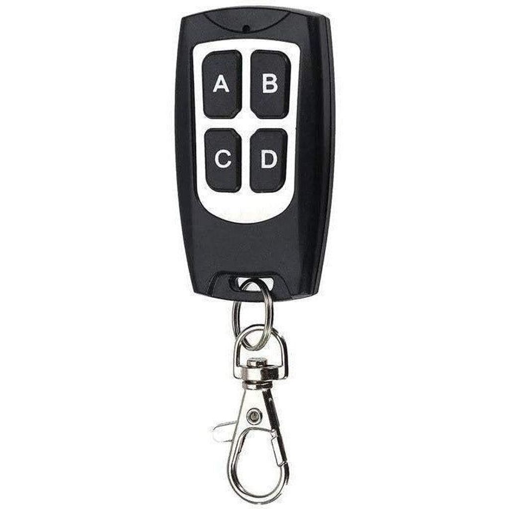 TECHOMAN 12V 4 Channel 433Mhz Wireless Remote Control Switch with 1 Tr