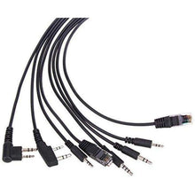 Load image into Gallery viewer, TECHOMAN 8 Way Radio Programming USB Cable with Drivers and Links Programming Cables TECHOMAN   
