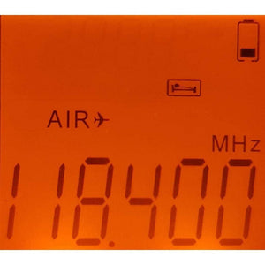 TECHOMAN Aircraft Band Radio Receiver VHF AIR/FM/AM BLACK Radio Receiver TECHOMAN   