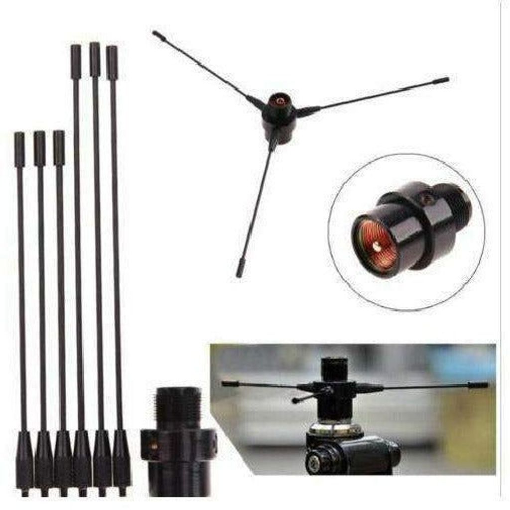 TECHOMAN VHF / UHF Antenna Ground Plane Radials PL259 Base and SO239 for Antenna Antenna TECHOMAN   