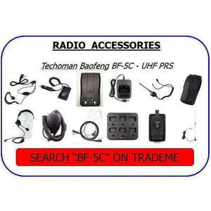 Mini Bundle Pair (2x) Baofeng BF-5C 2 WATT UHF PRS CB Walkie Talkies 16 Channels UHF PRS Hand Helds BAOFENG   