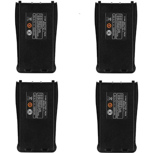 4x Baofeng BF-777  BF-666  BF-888s  BF-5C Standard Size 1500 mAh Li-ion Packs Baofeng Accessories BAOFENG   