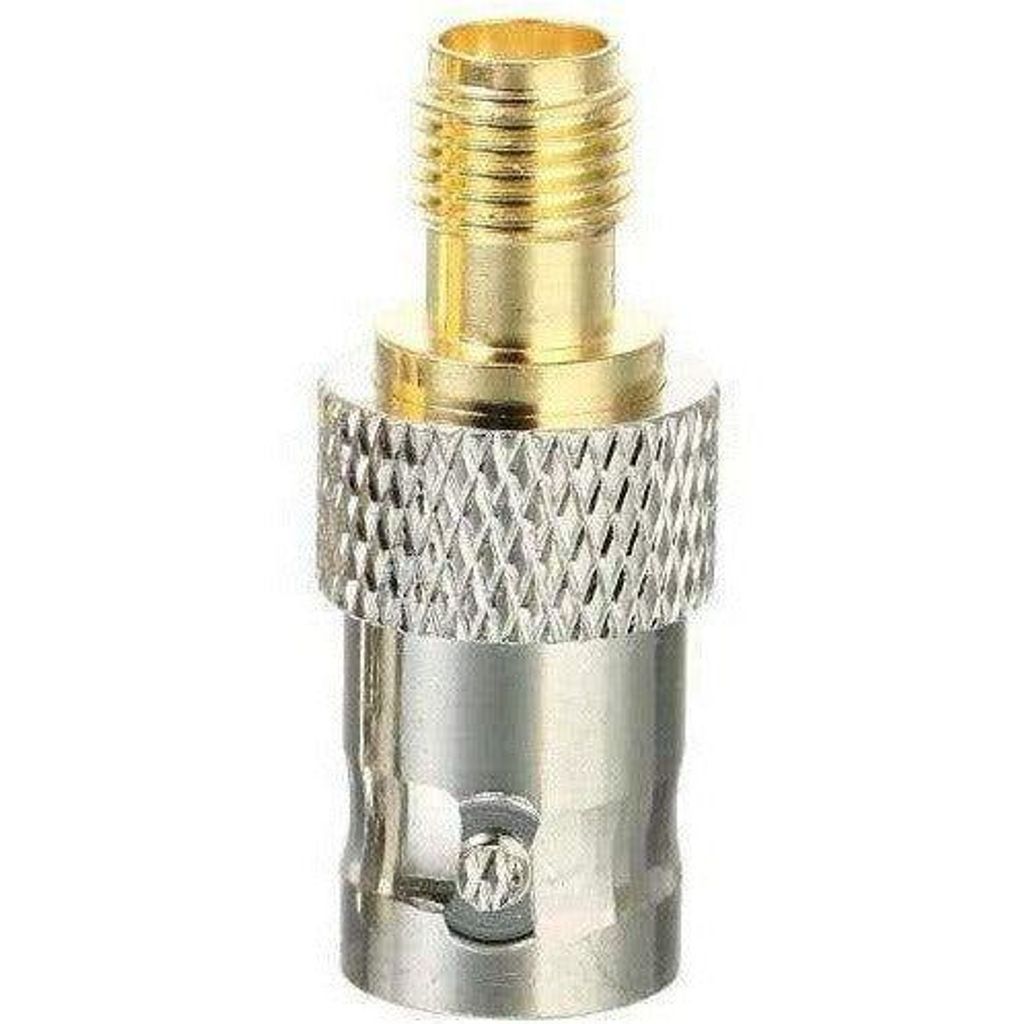 BNC Female Socket to SMA Female Socket Joiner / Connector / Adaptor RF Adapter TECHOMAN   