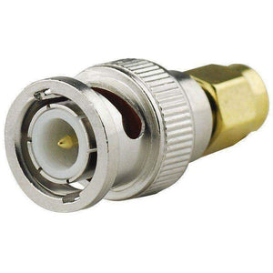 BNC Male Plug to SMA Male Plug Joiner / Connector / Adaptor RF Adapter TECHOMAN   