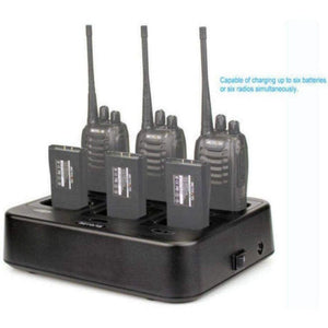 Baofeng 6x Battery Charger For BF-777, BF-666, BF-888s, BF-5C Two Way Radios Baofeng Charging Cradles BAOFENG   