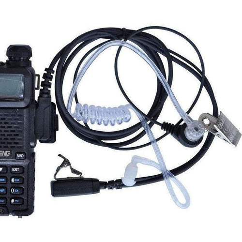 TECHOMAN TM-9C Acoustic 2-Pin Headset Earpiece / Microphone Communication Radio Accessories TECHOMAN   